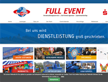 Tablet Screenshot of fullevent.de